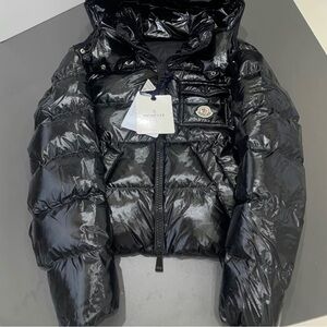Moncler Glossy Black Puffer Jacket